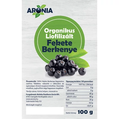  Liofilizált Fekete Berkenye  100 gr